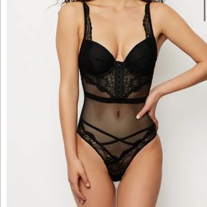 Black push up onesie